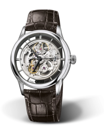 Oris 01 734 7684 4051-07 1 21 73FC : Artelier Translucent Skeleton Stainless Steel